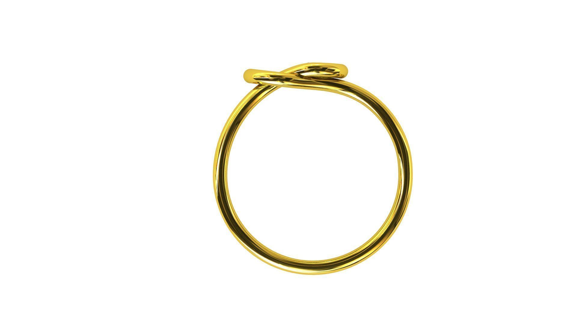 Diamond node ring model 4 3D print model_2