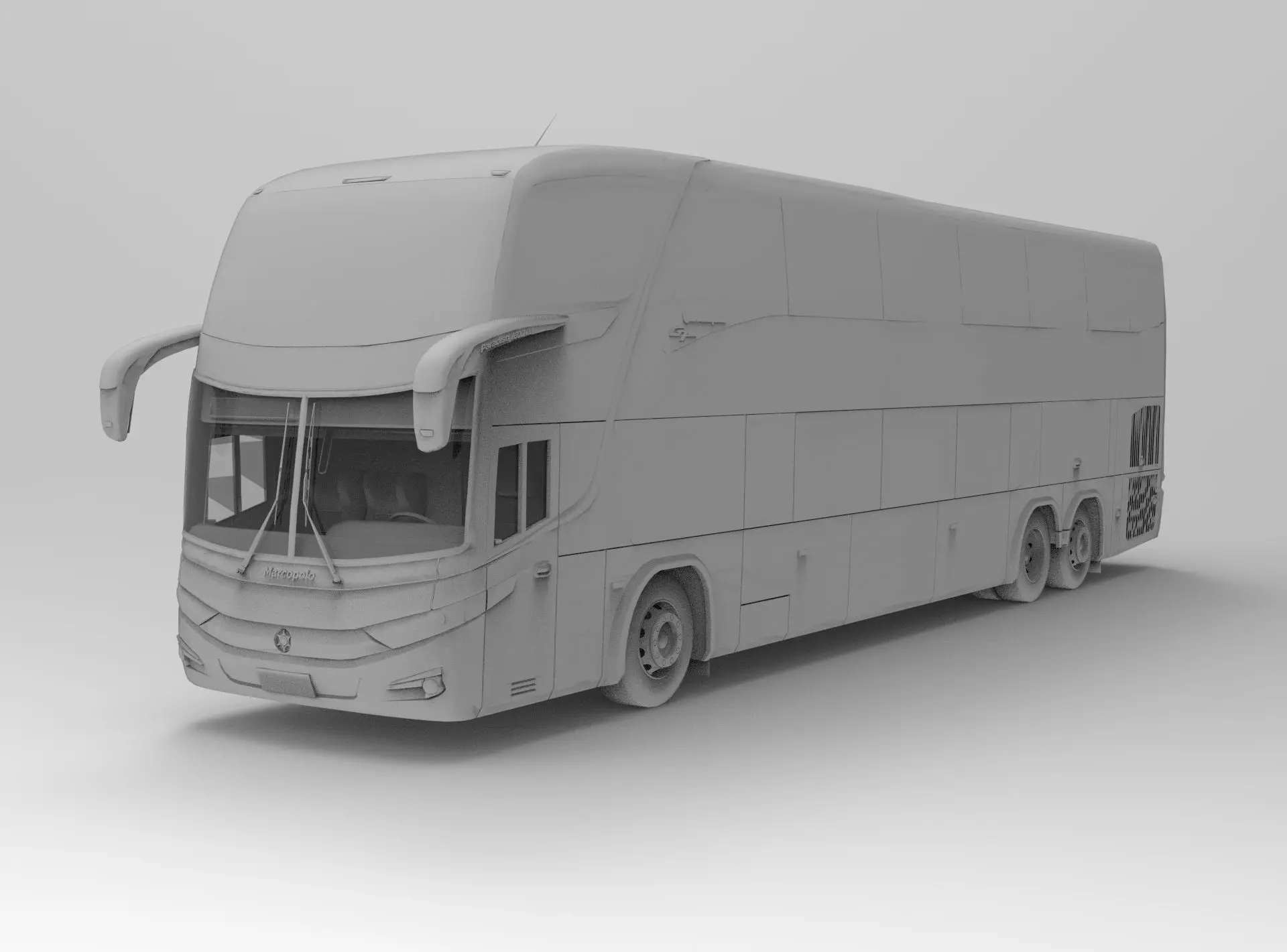 Simple BUS Marcopolo G7-1800DD  3D model_0