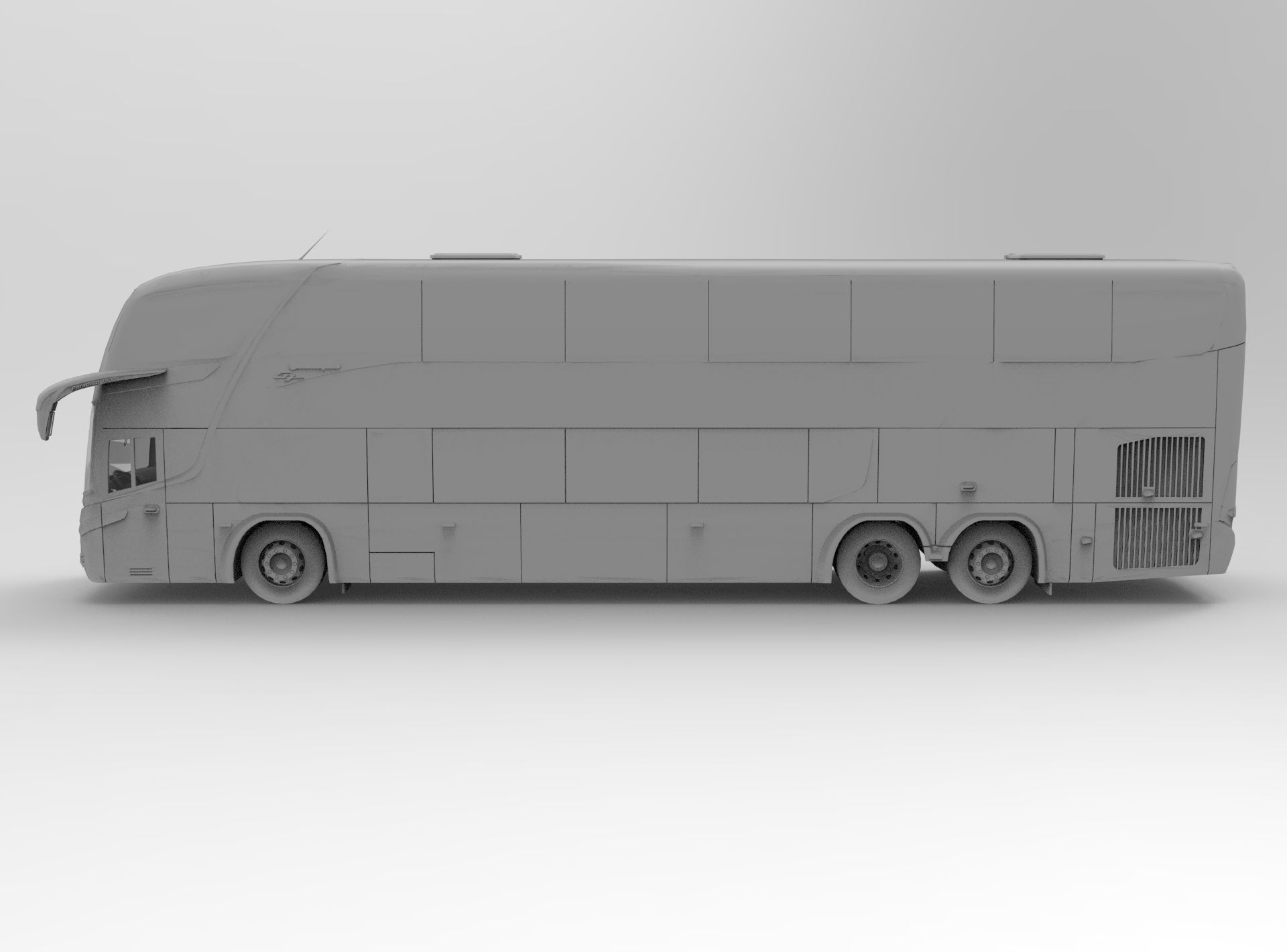 Simple BUS Marcopolo G7-1800DD  3D model_3