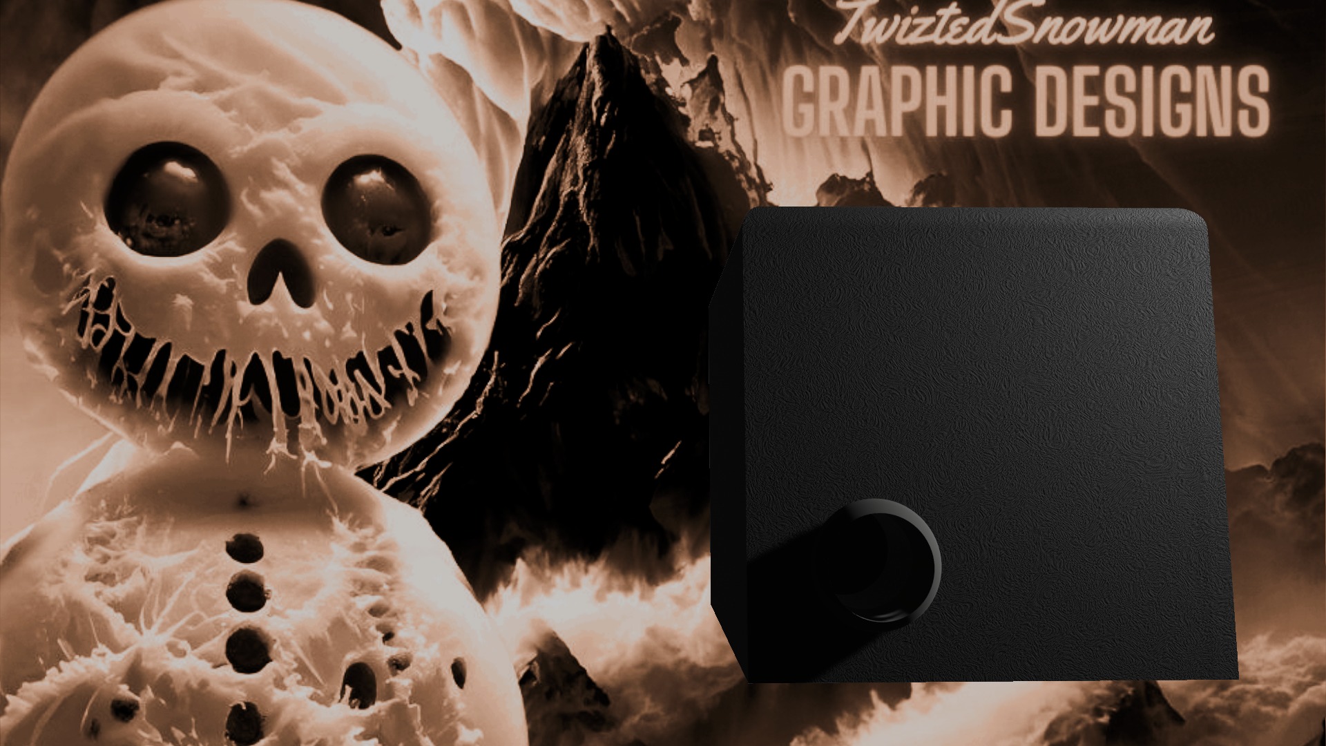 Subwoofer with ported enclosure  3D model_6