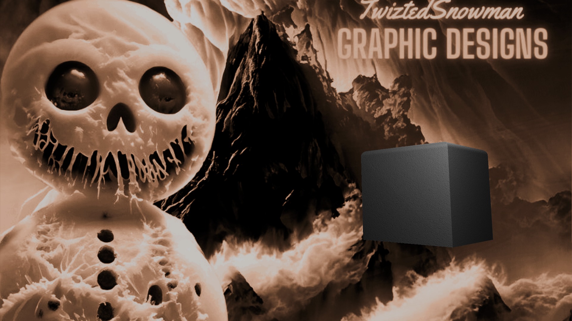 Subwoofer with ported enclosure  3D model_4