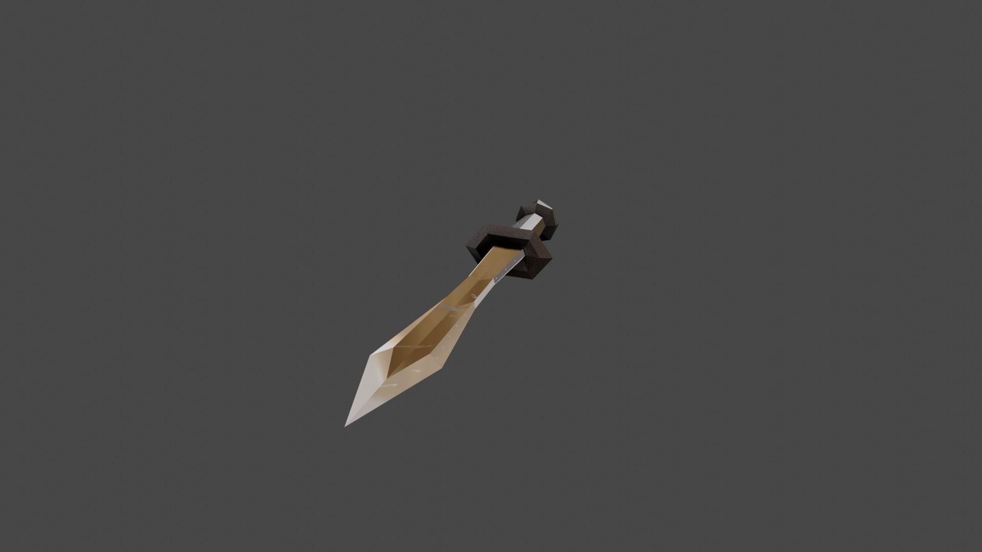Lowpoly game assets sword Free low-poly 3D model_3