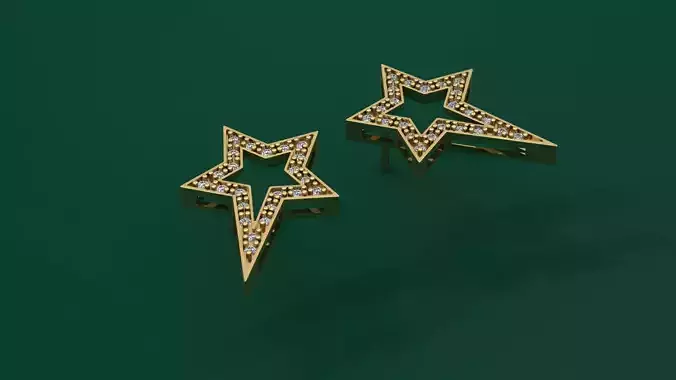 Star earrings