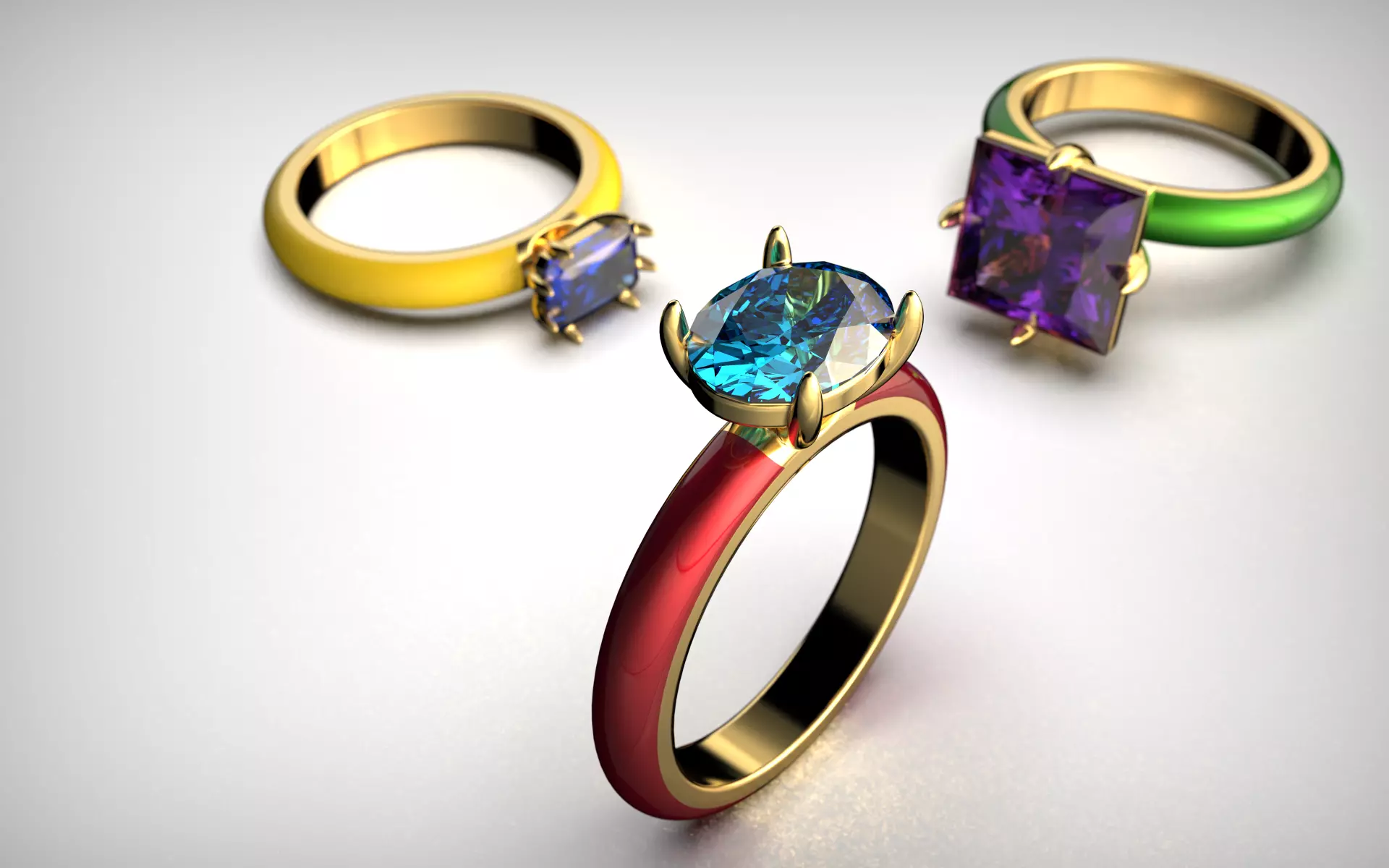 Bendes Ring  3D print model_0