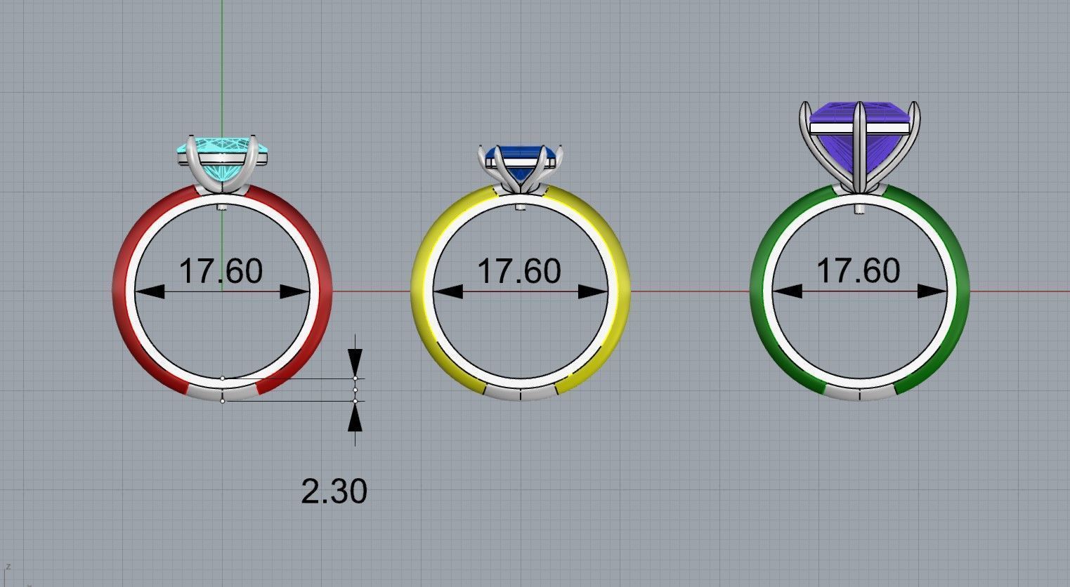 Bendes Ring  3D print model_2