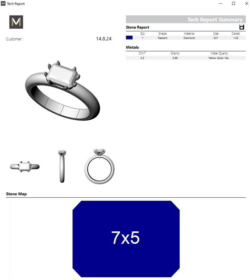 Bendes Ring  3D print model_9