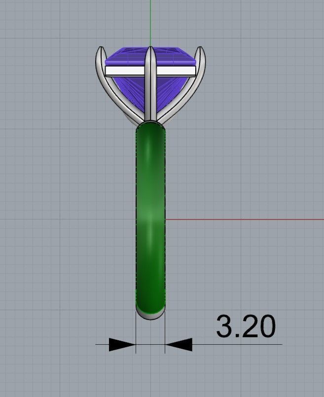 Bendes Ring  3D print model_3