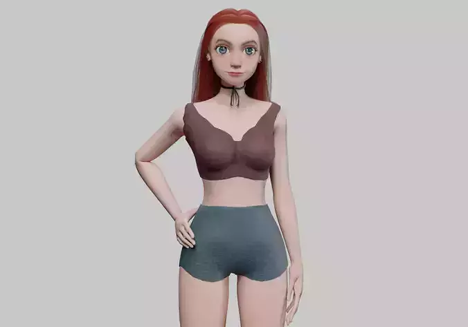 cute teen woman V26615 