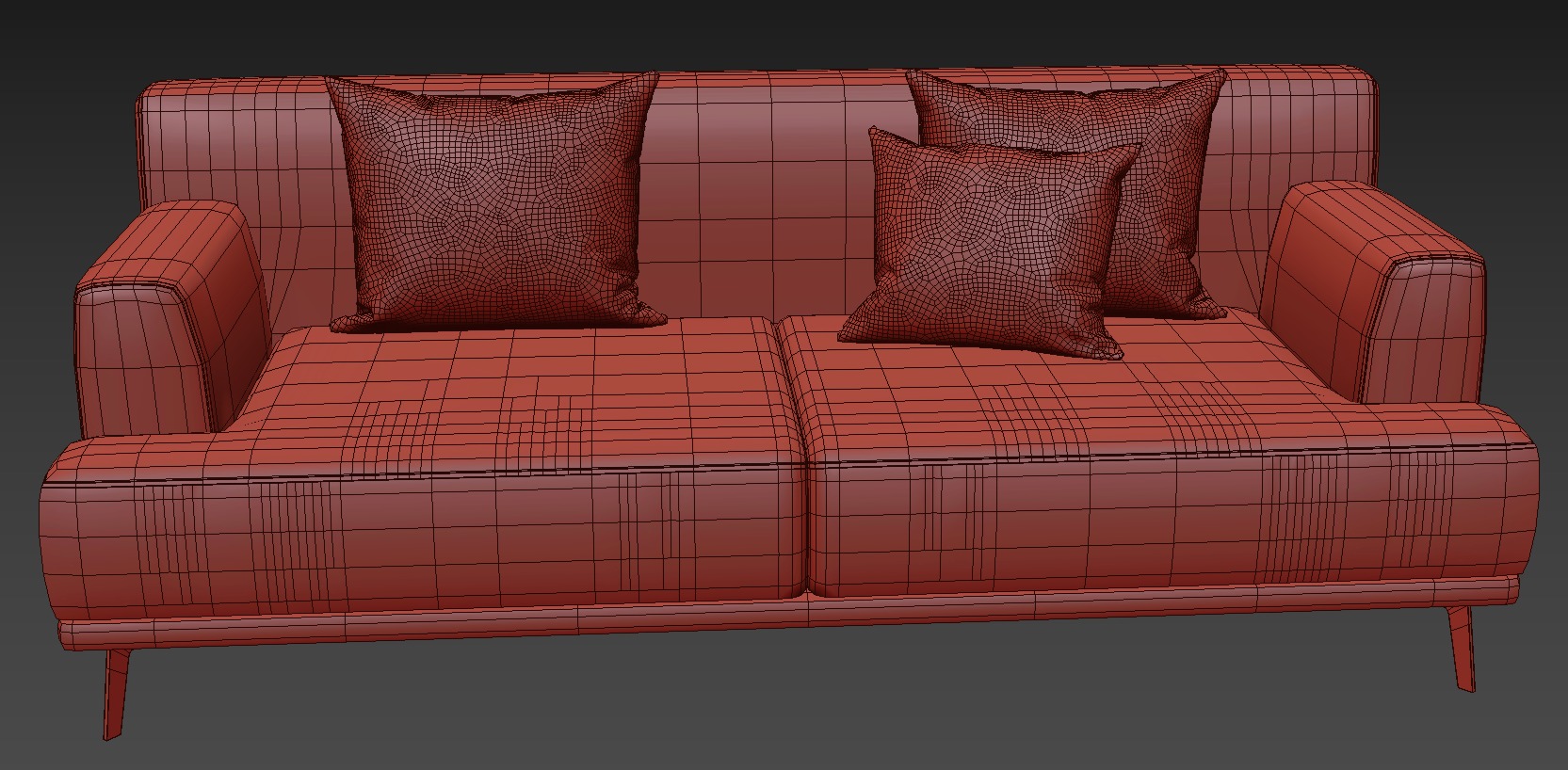 Isaiyah Upholstered Sofa 3D model_5