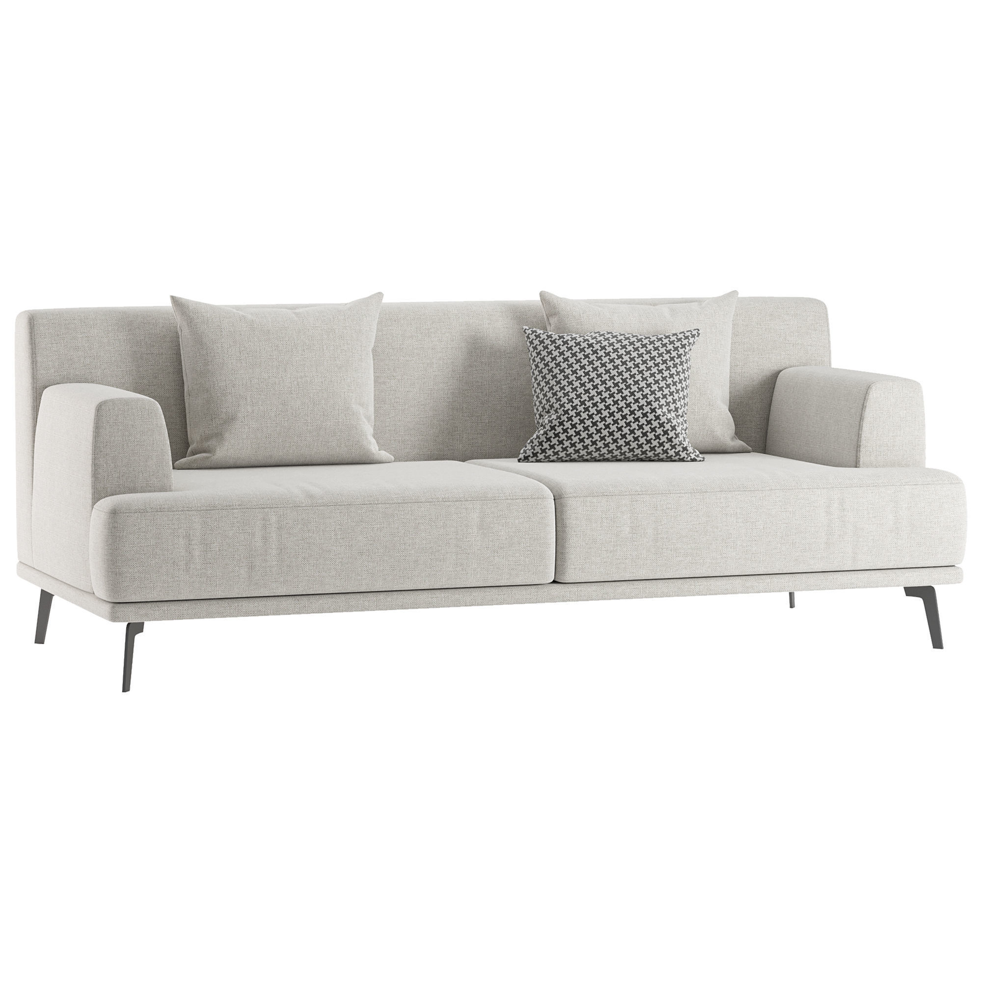 Isaiyah Upholstered Sofa 3D model_1