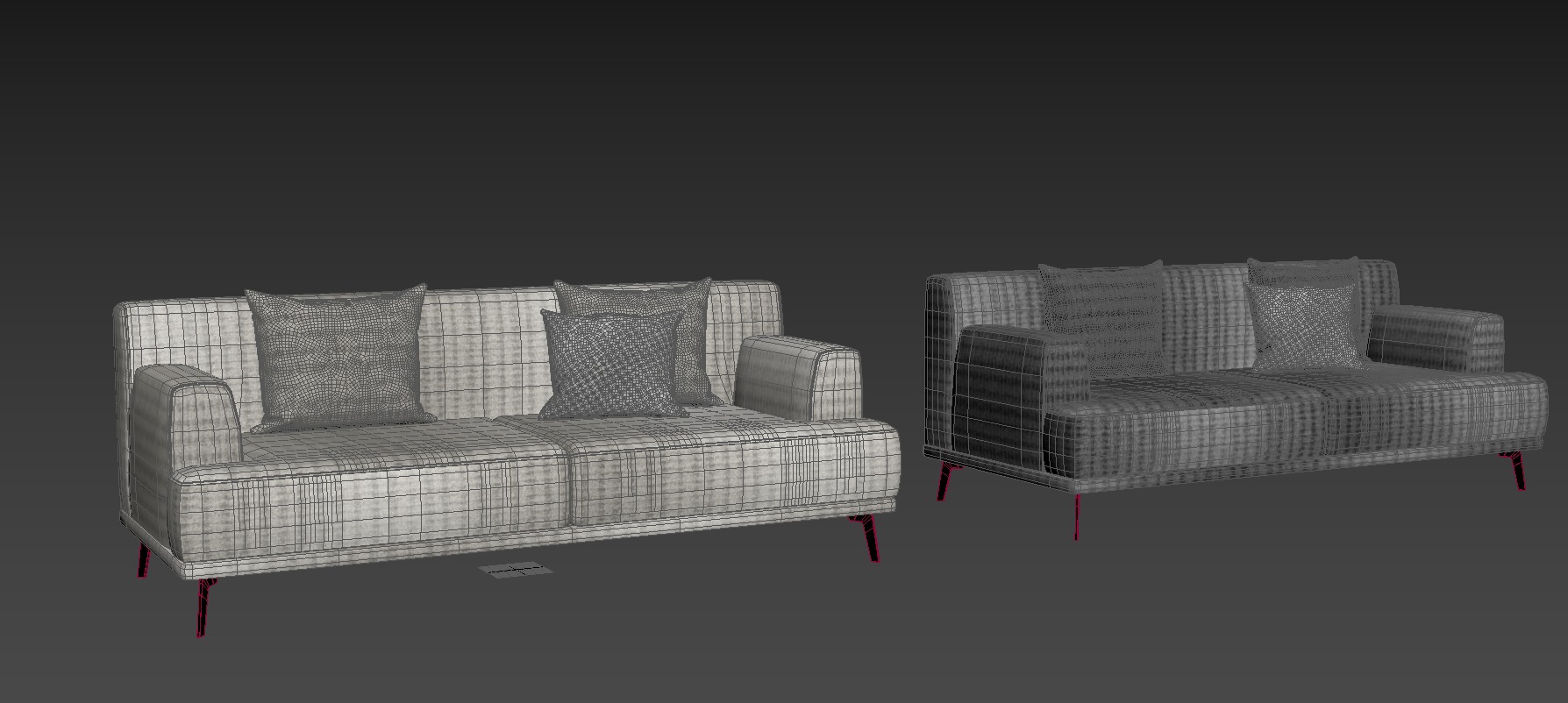 Isaiyah Upholstered Sofa 3D model_3