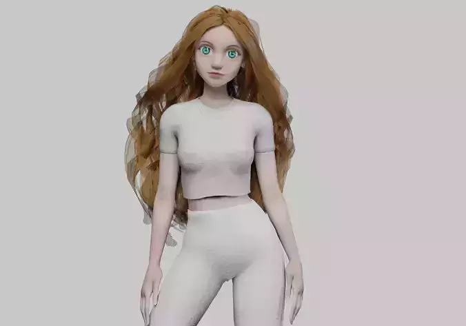 Standard cute Woman V37535 