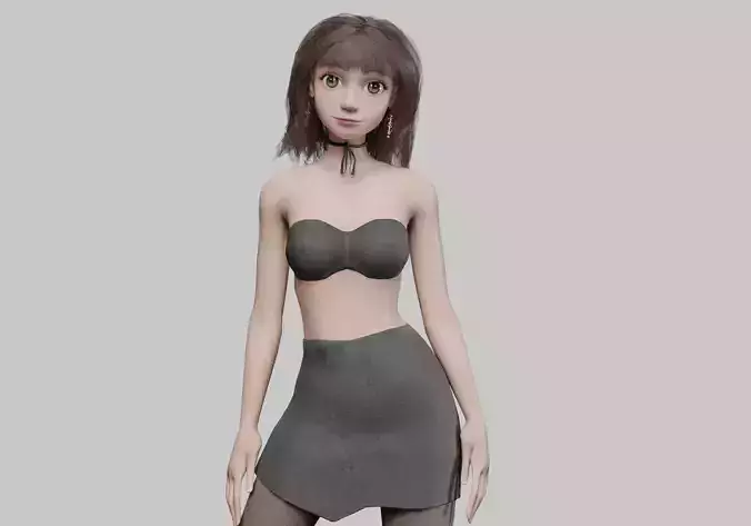 Pretty Cartoon woman V34549 