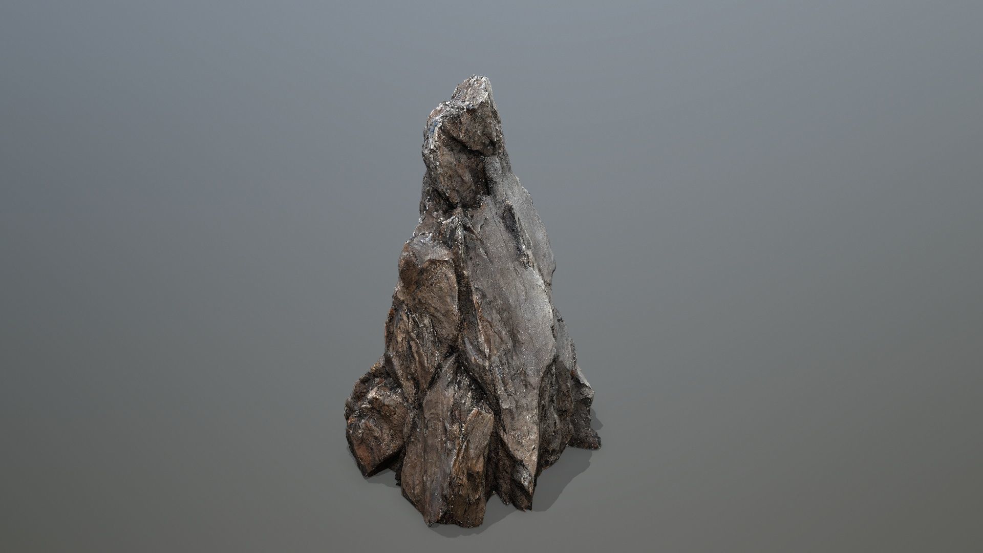 old cliff rocks Low-poly 3D model_15
