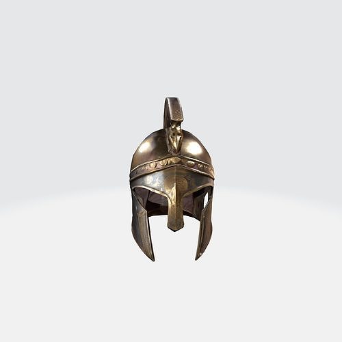 Ancient Warrior Helmet 3D model