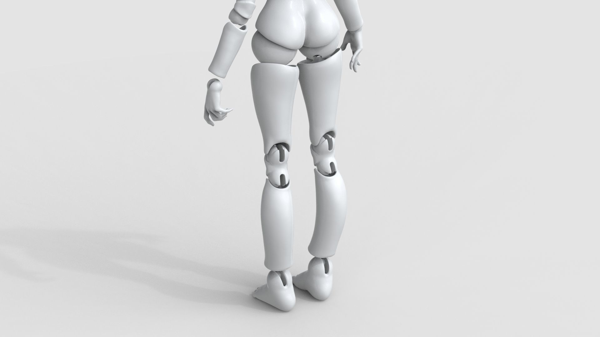 BJD doll Avery ball joint doll 3D print model_15