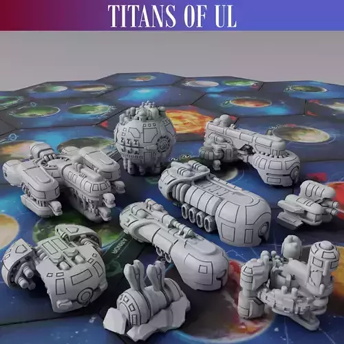 Twilight Imperium Ships Titans of Ul 3D print models 3D print model