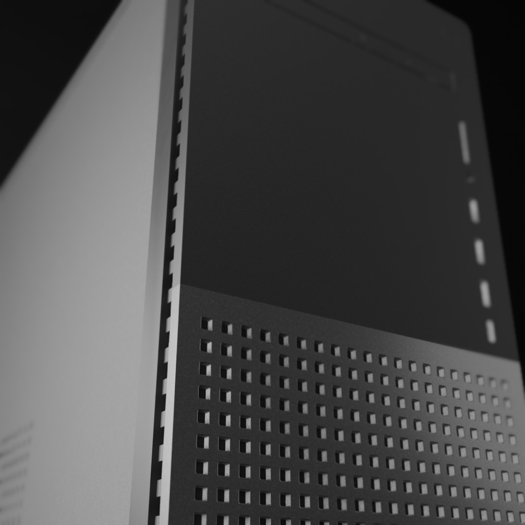 Home Desktop PC Case 3D model_2