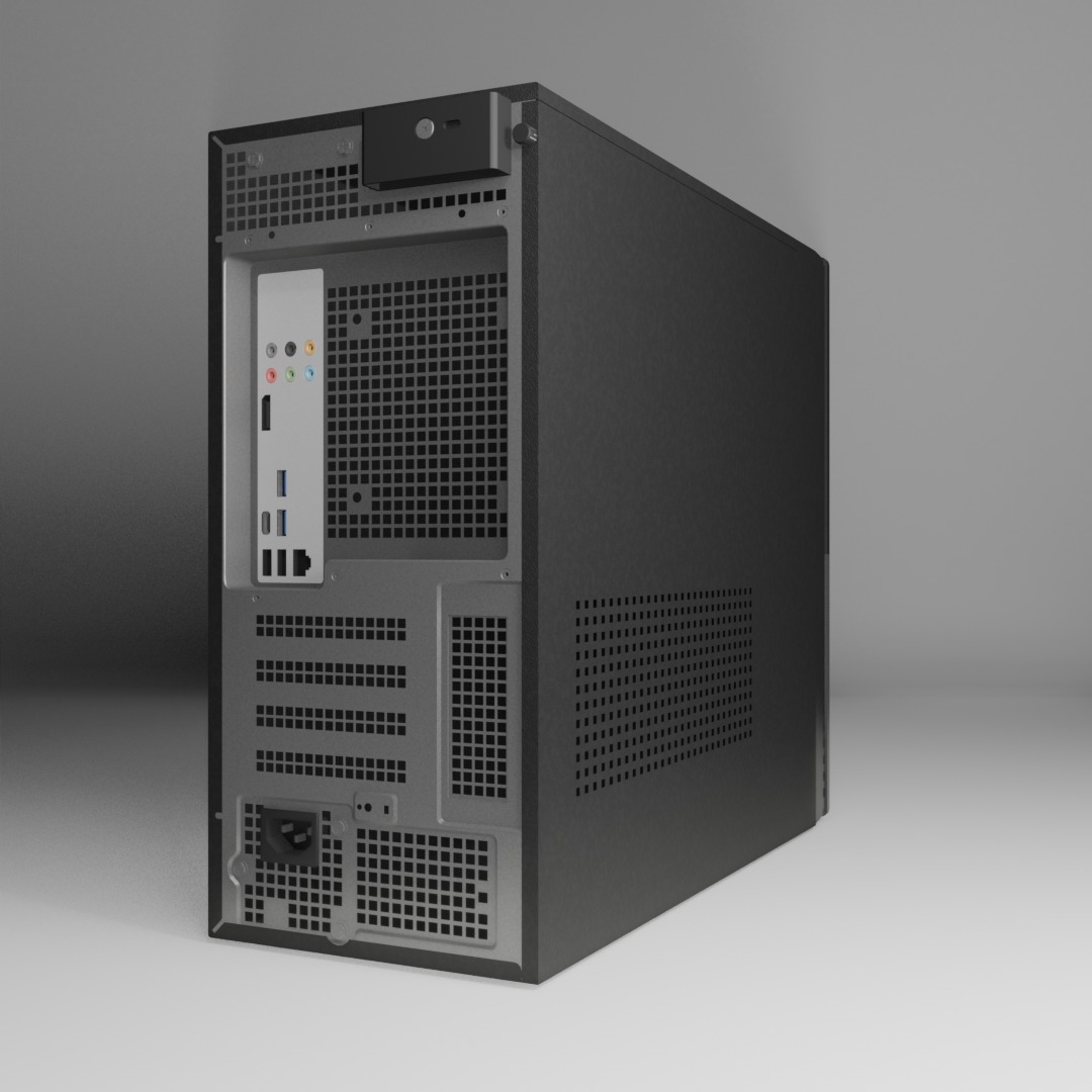Home Desktop PC Case 3D model_3