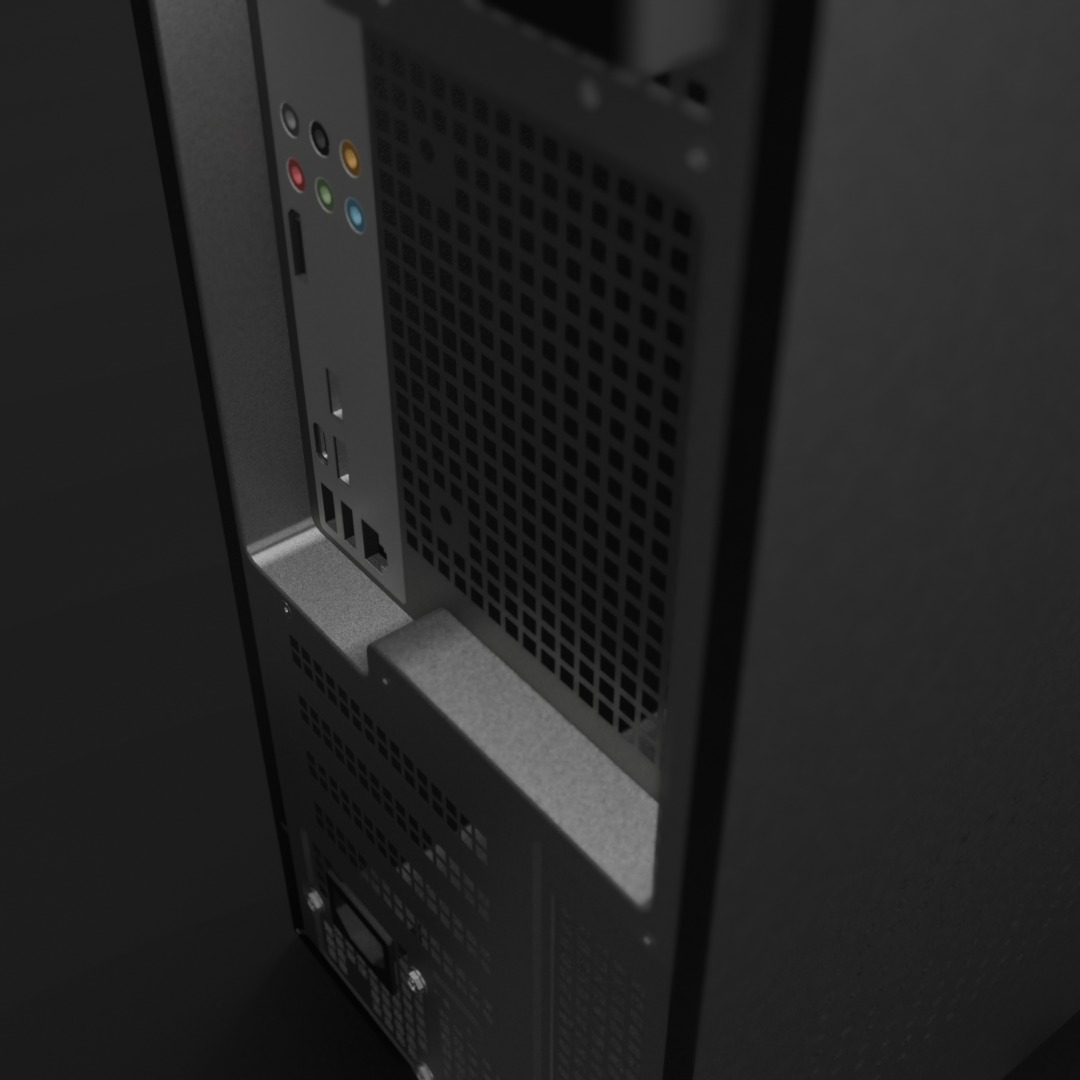 Home Desktop PC Case 3D model_4