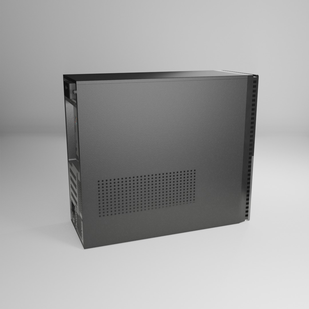 Home Desktop PC Case 3D model_1