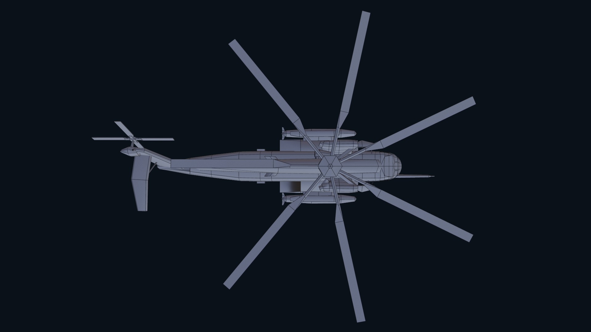 Asset - Army - CH 53E Super Stallion 3D MODEL Low-poly 3D model_50