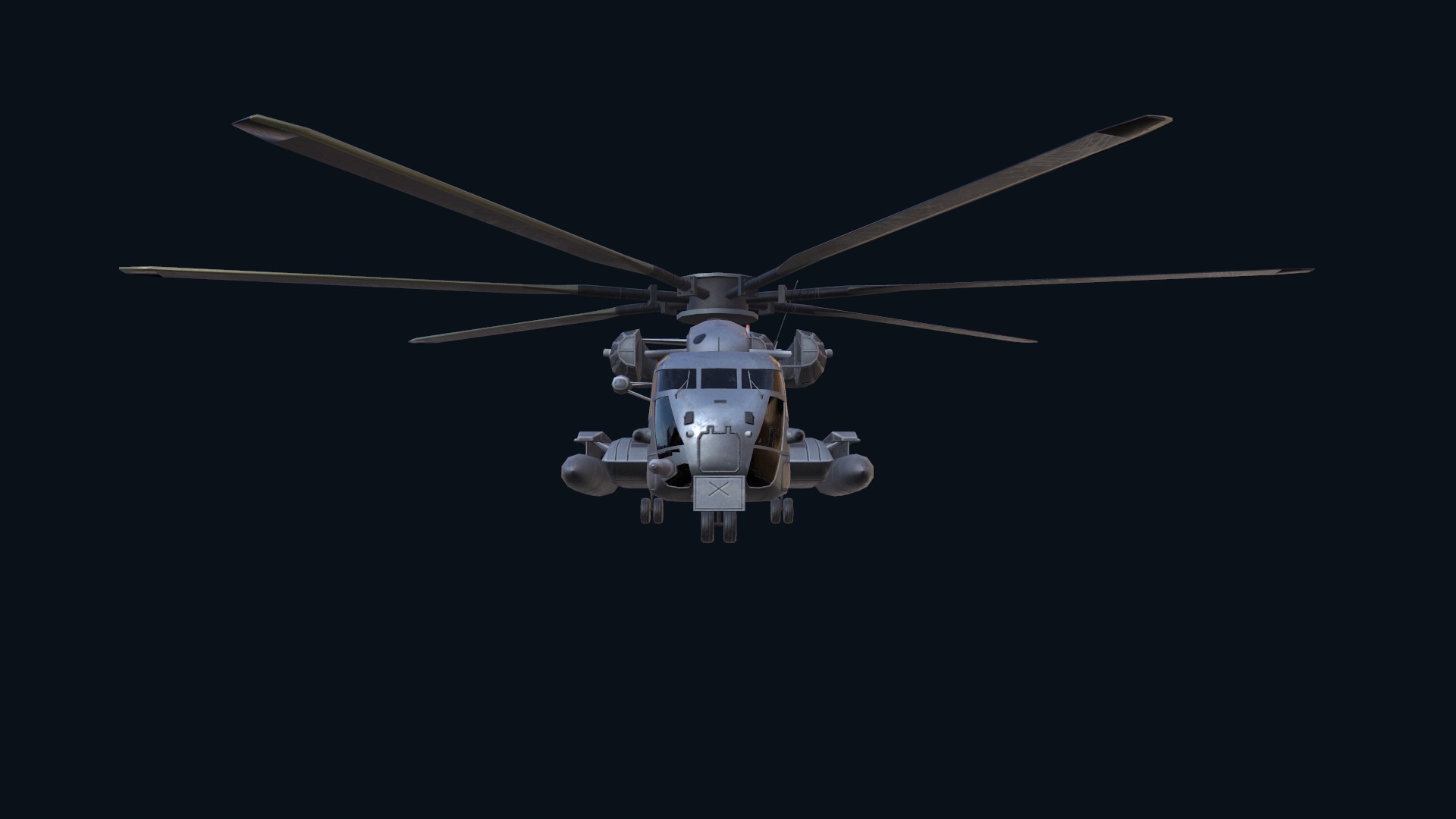 Asset - Army - CH 53E Super Stallion 3D MODEL Low-poly 3D model_14