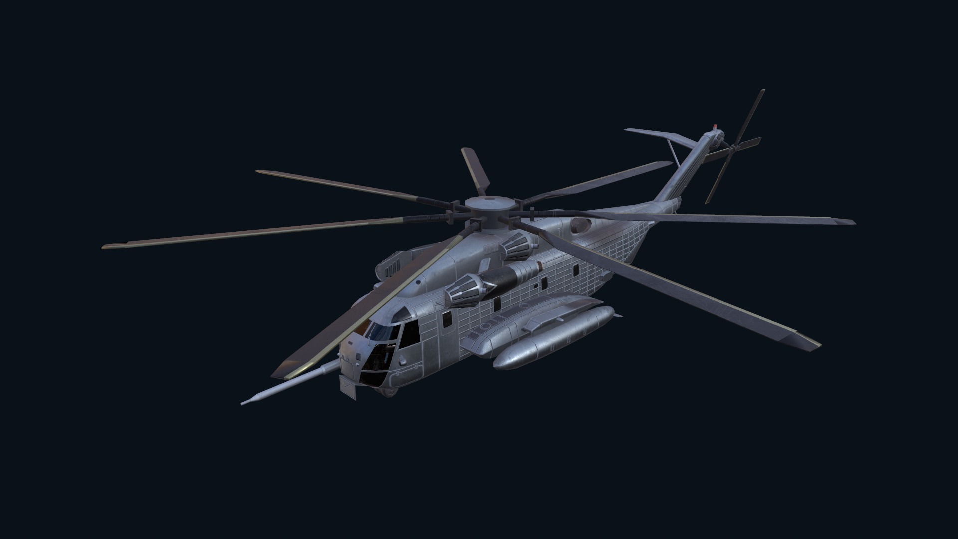 Asset - Army - CH 53E Super Stallion 3D MODEL Low-poly 3D model_11
