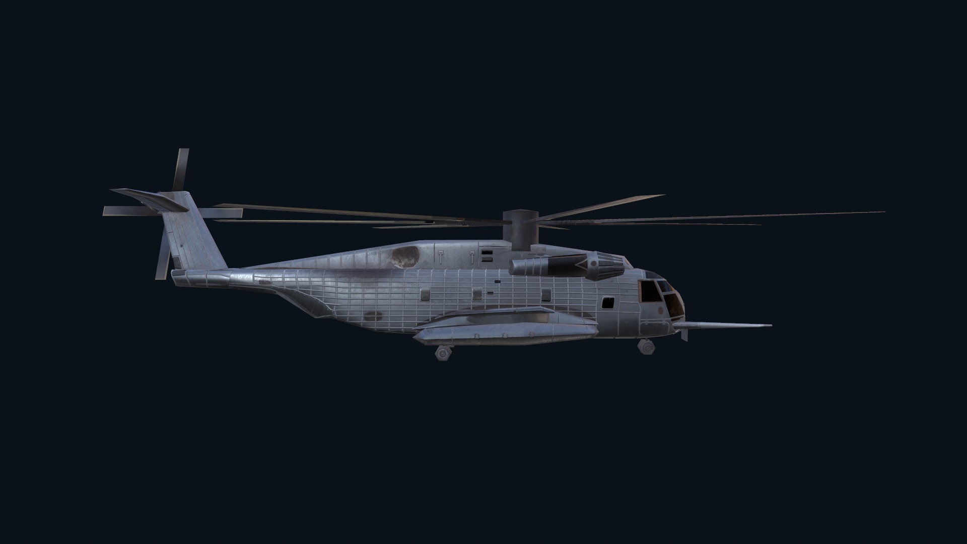 Asset - Army - CH 53E Super Stallion 3D MODEL Low-poly 3D model_28