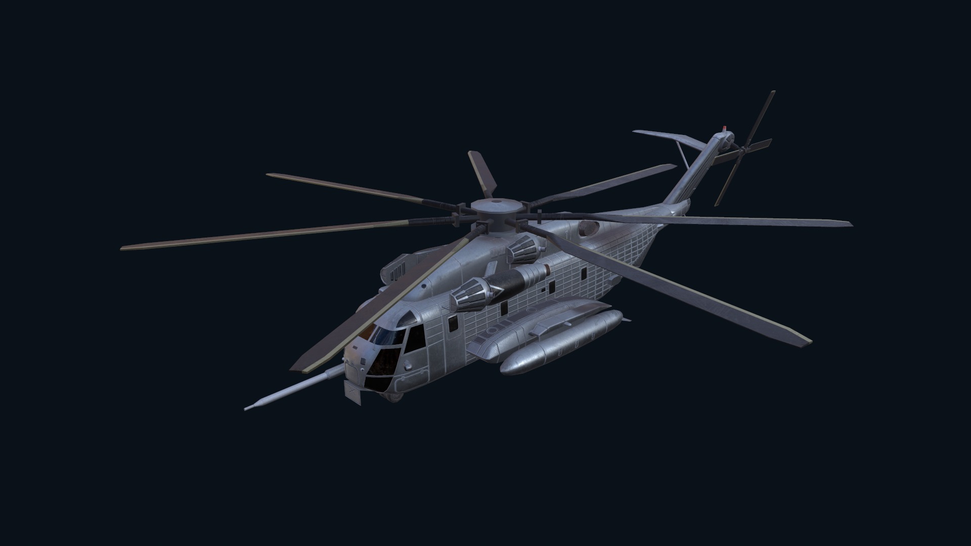 Asset - Army - CH 53E Super Stallion 3D MODEL Low-poly 3D model_6