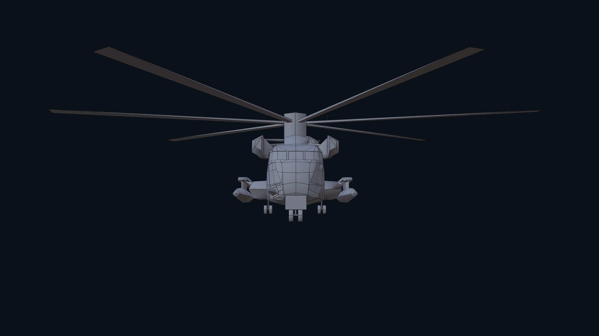 Asset - Army - CH 53E Super Stallion 3D MODEL Low-poly 3D model_54