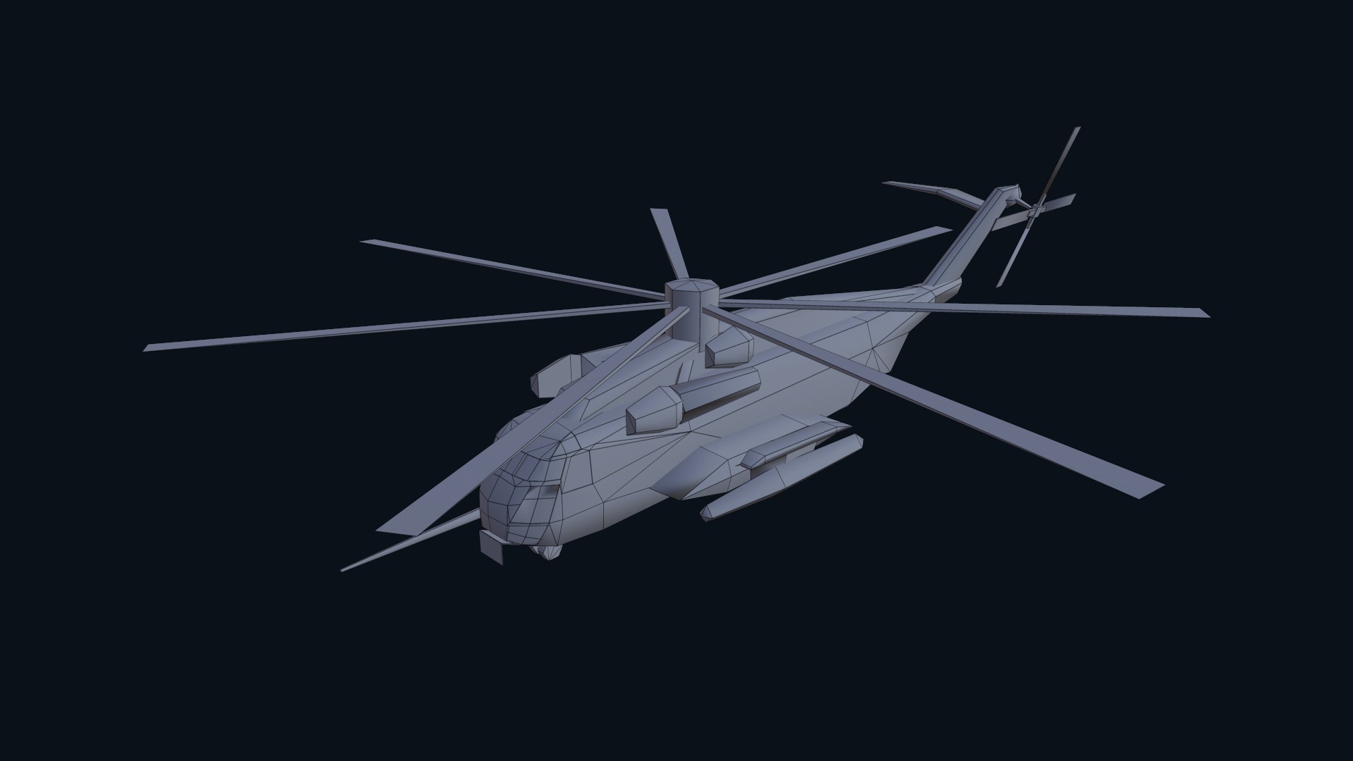 Asset - Army - CH 53E Super Stallion 3D MODEL Low-poly 3D model_51
