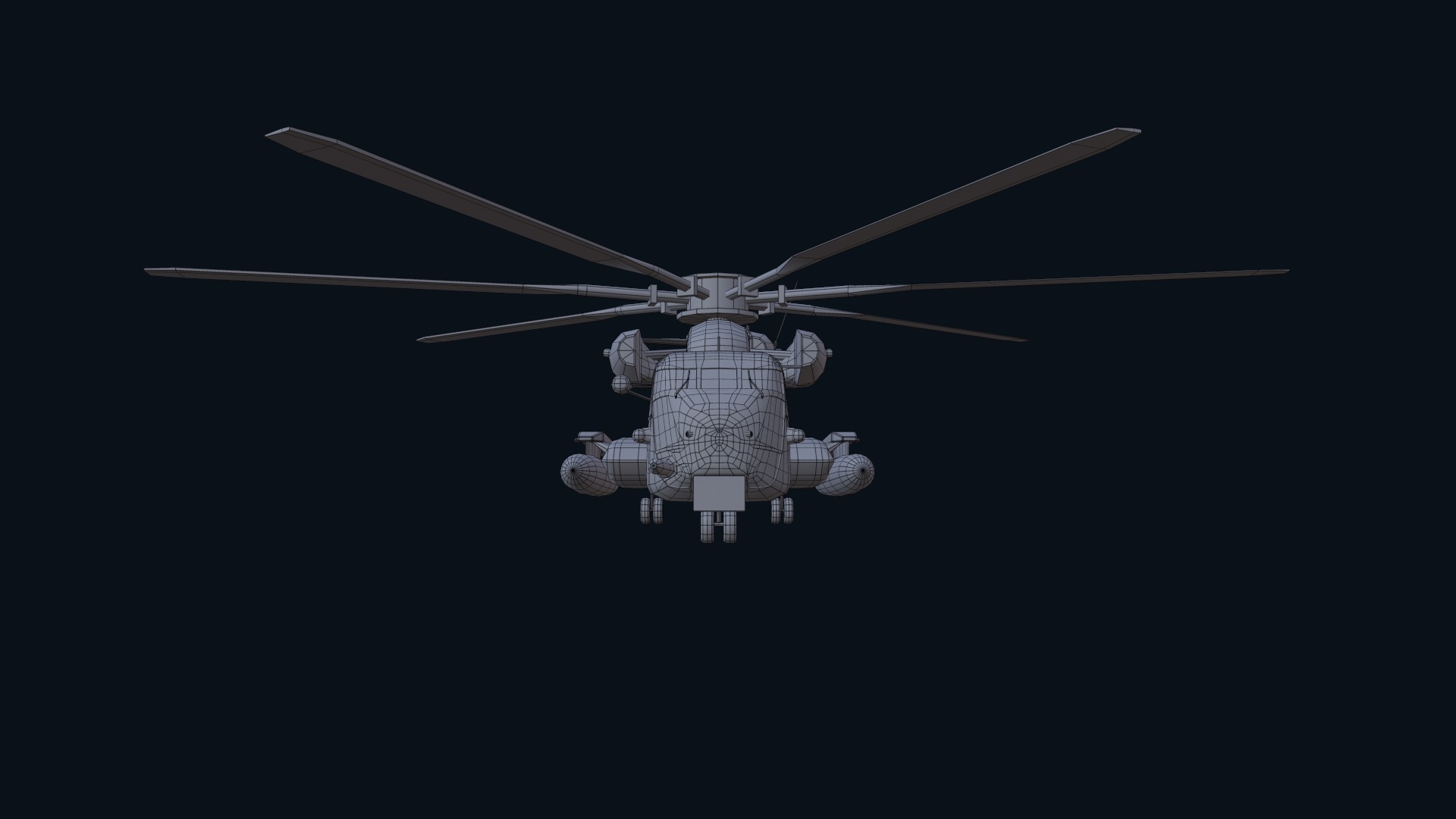 Asset - Army - CH 53E Super Stallion 3D MODEL Low-poly 3D model_34