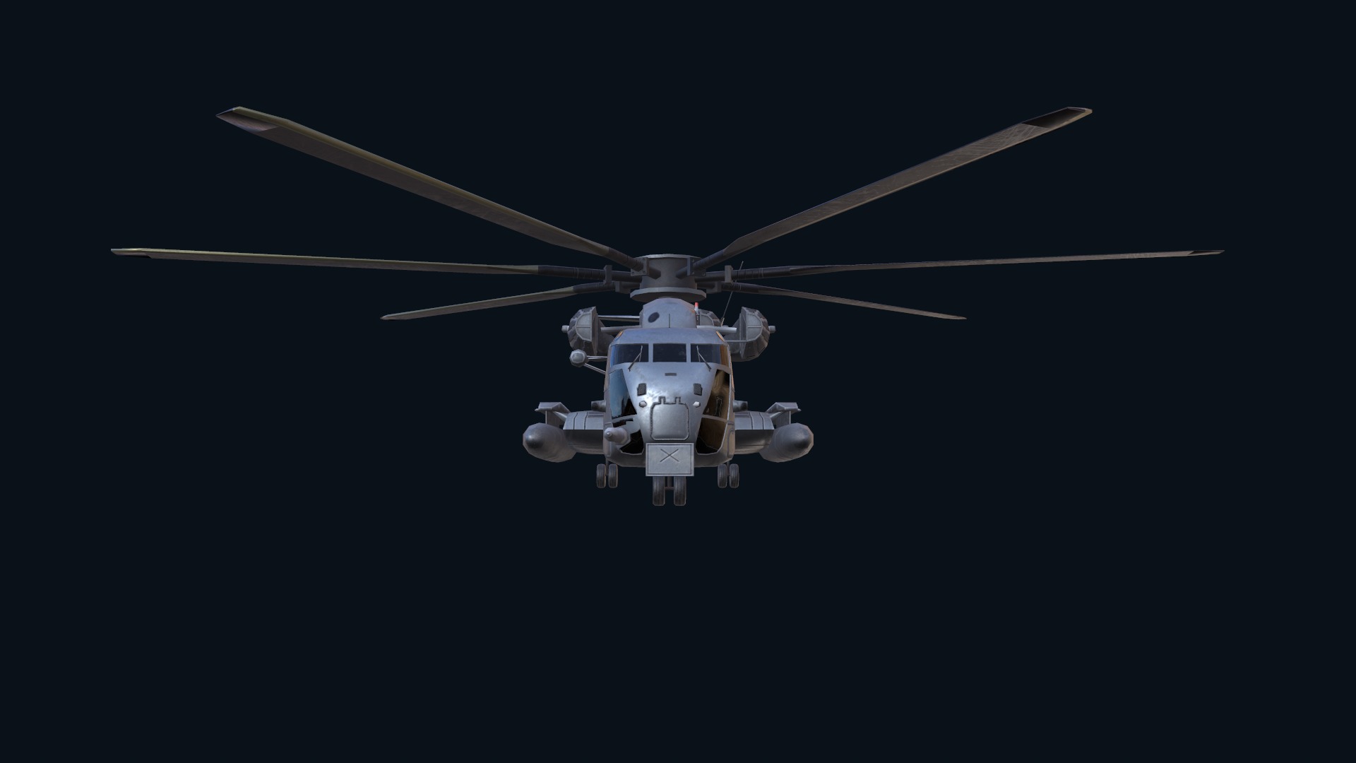 Asset - Army - CH 53E Super Stallion 3D MODEL Low-poly 3D model_19