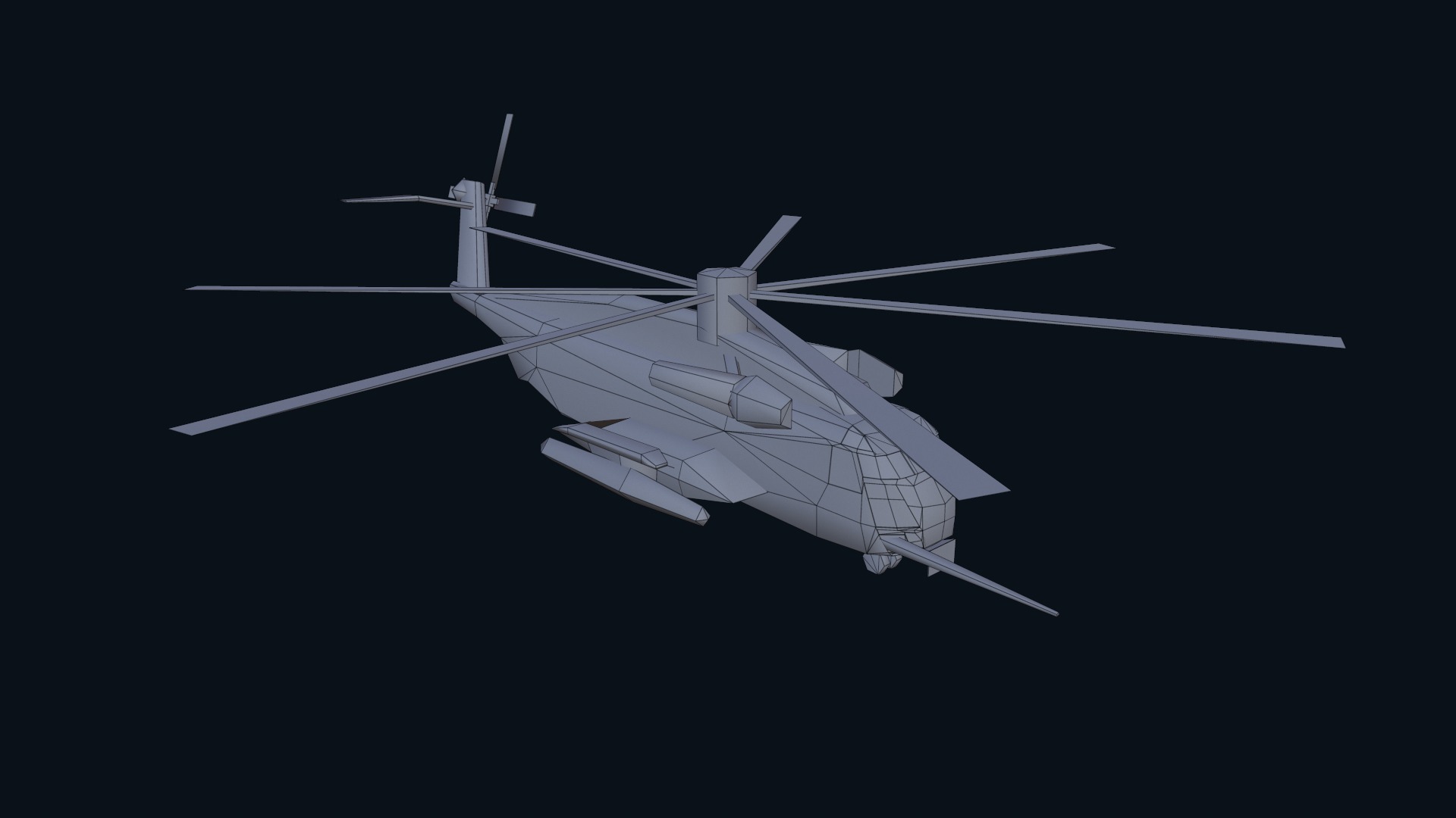 Asset - Army - CH 53E Super Stallion 3D MODEL Low-poly 3D model_52