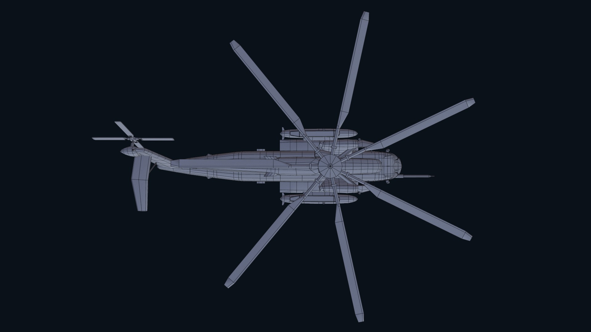 Asset - Army - CH 53E Super Stallion 3D MODEL Low-poly 3D model_40