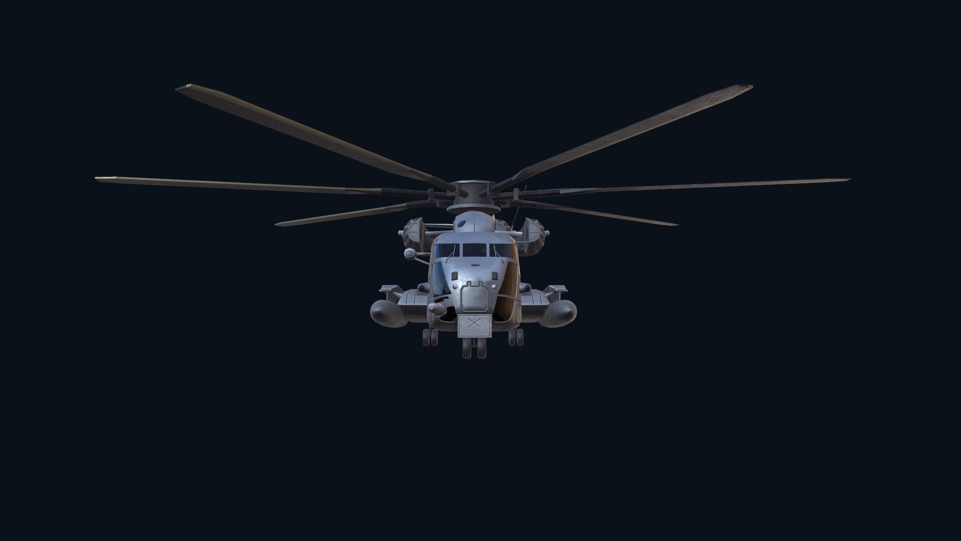 Asset - Army - CH 53E Super Stallion 3D MODEL Low-poly 3D model_9