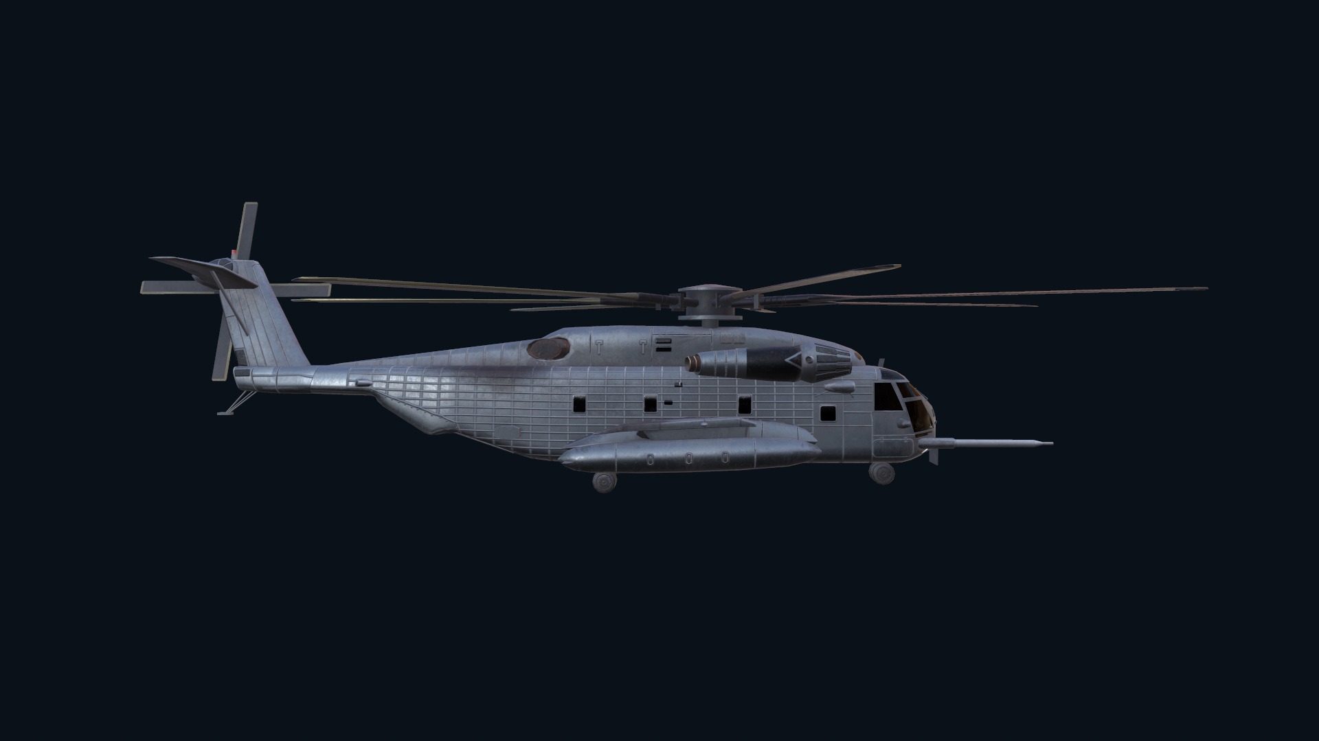 Asset - Army - CH 53E Super Stallion 3D MODEL Low-poly 3D model_13