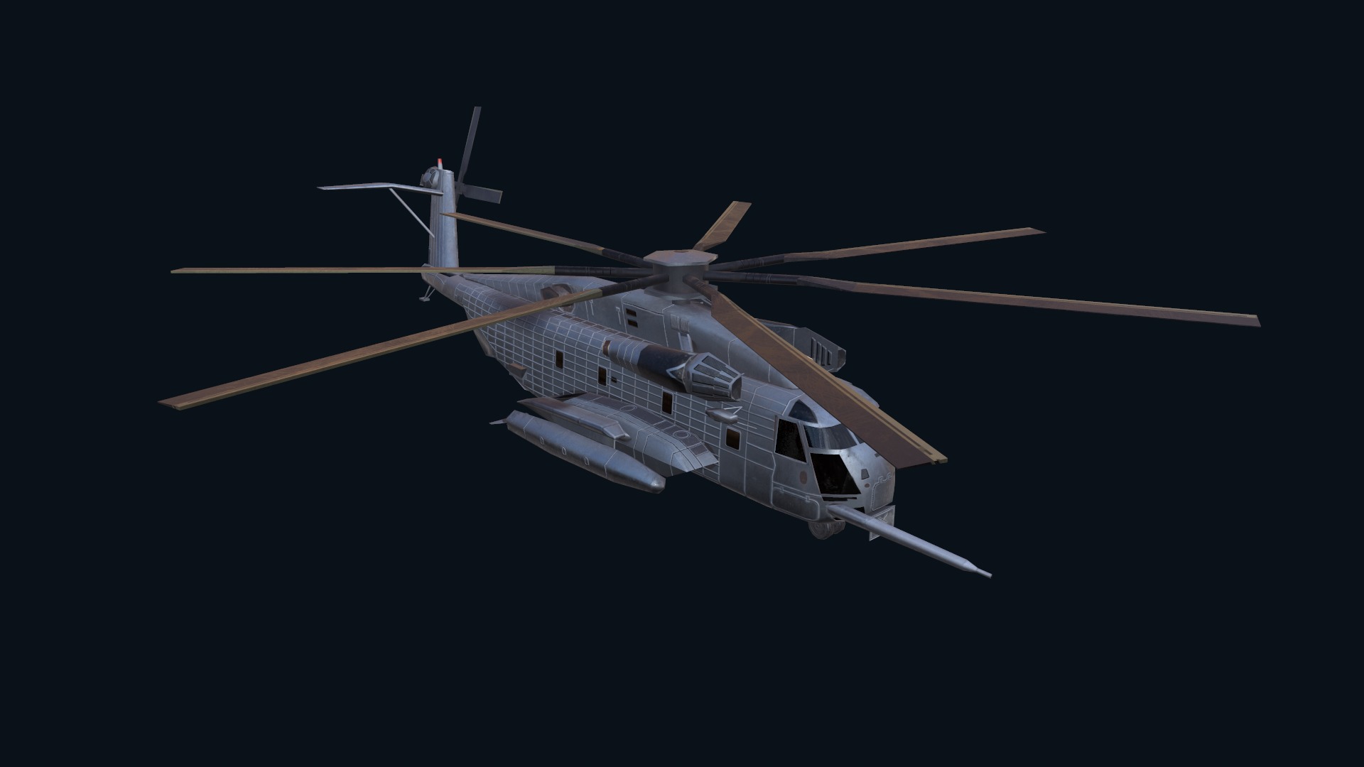 Asset - Army - CH 53E Super Stallion 3D MODEL Low-poly 3D model_22