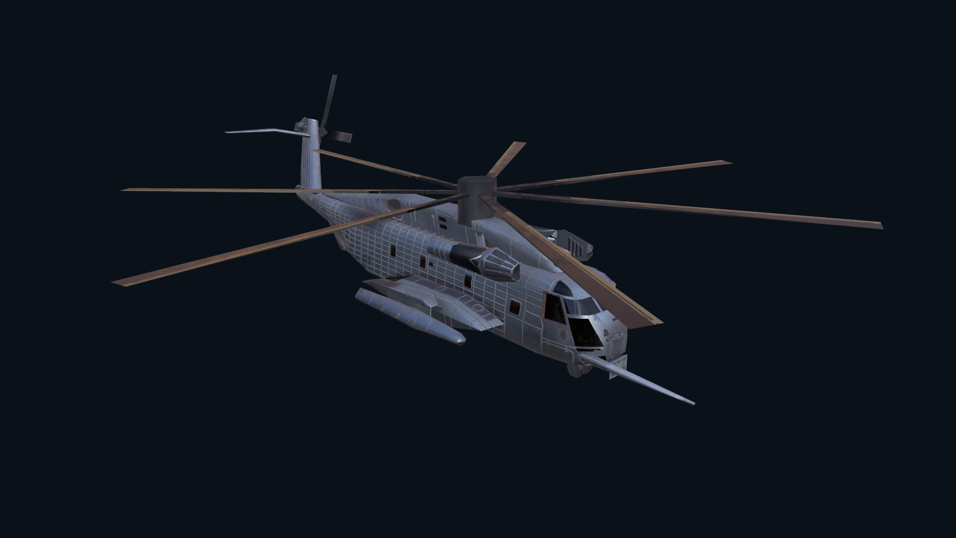 Asset - Army - CH 53E Super Stallion 3D MODEL Low-poly 3D model_27