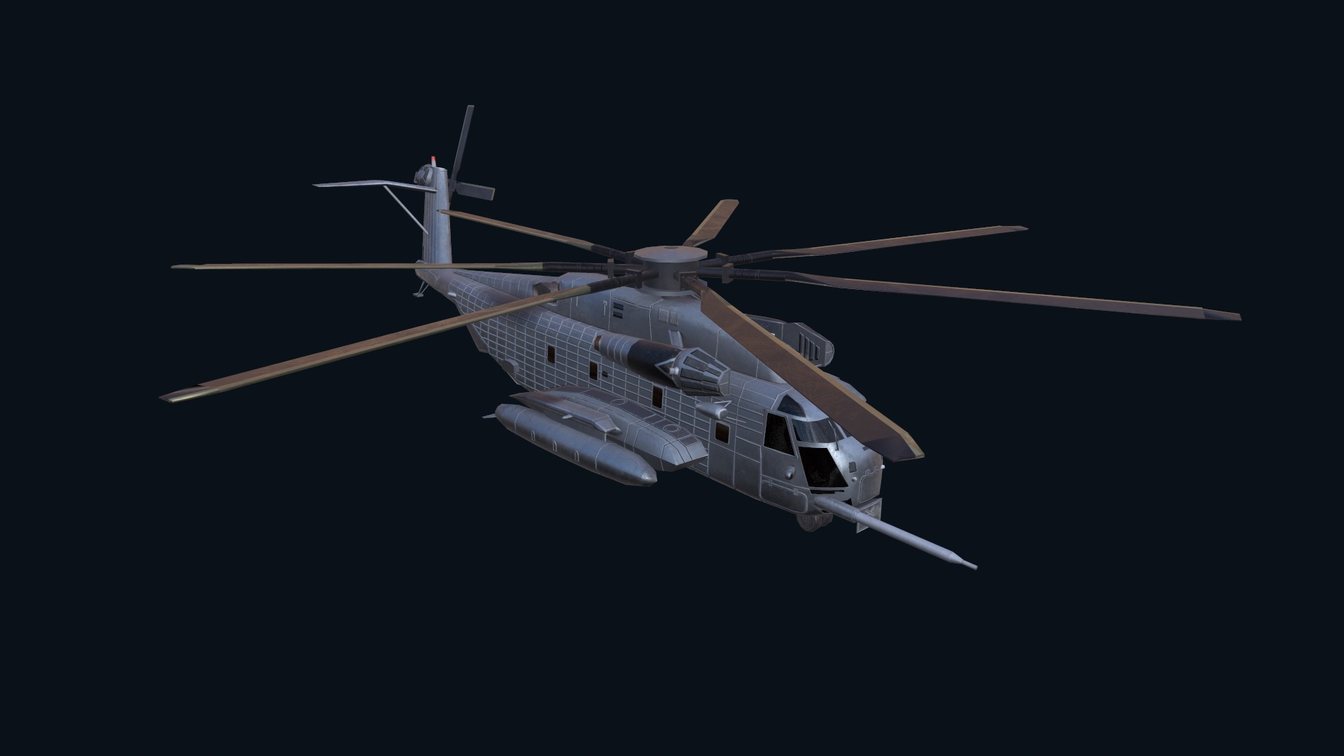 Asset - Army - CH 53E Super Stallion 3D MODEL Low-poly 3D model_17