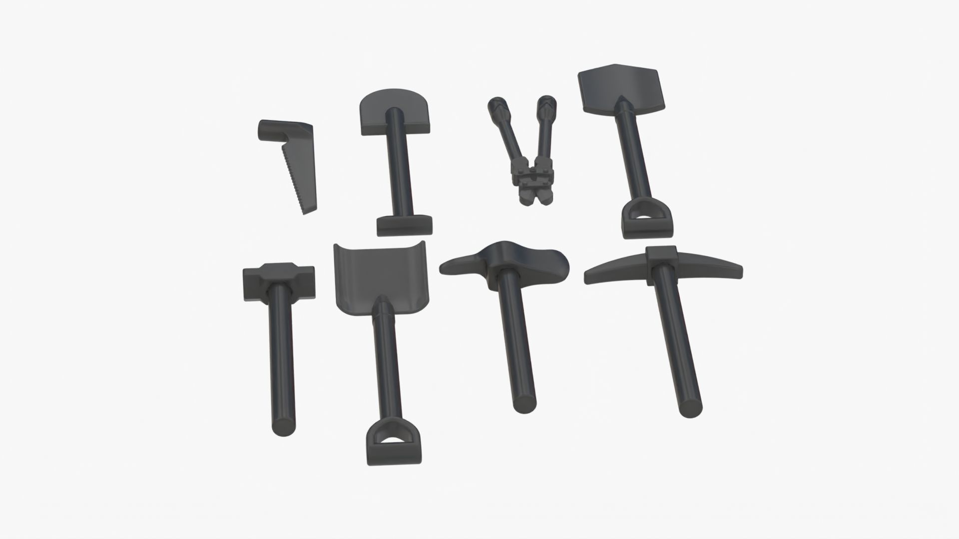 Lego Tools Collection 3D model_5