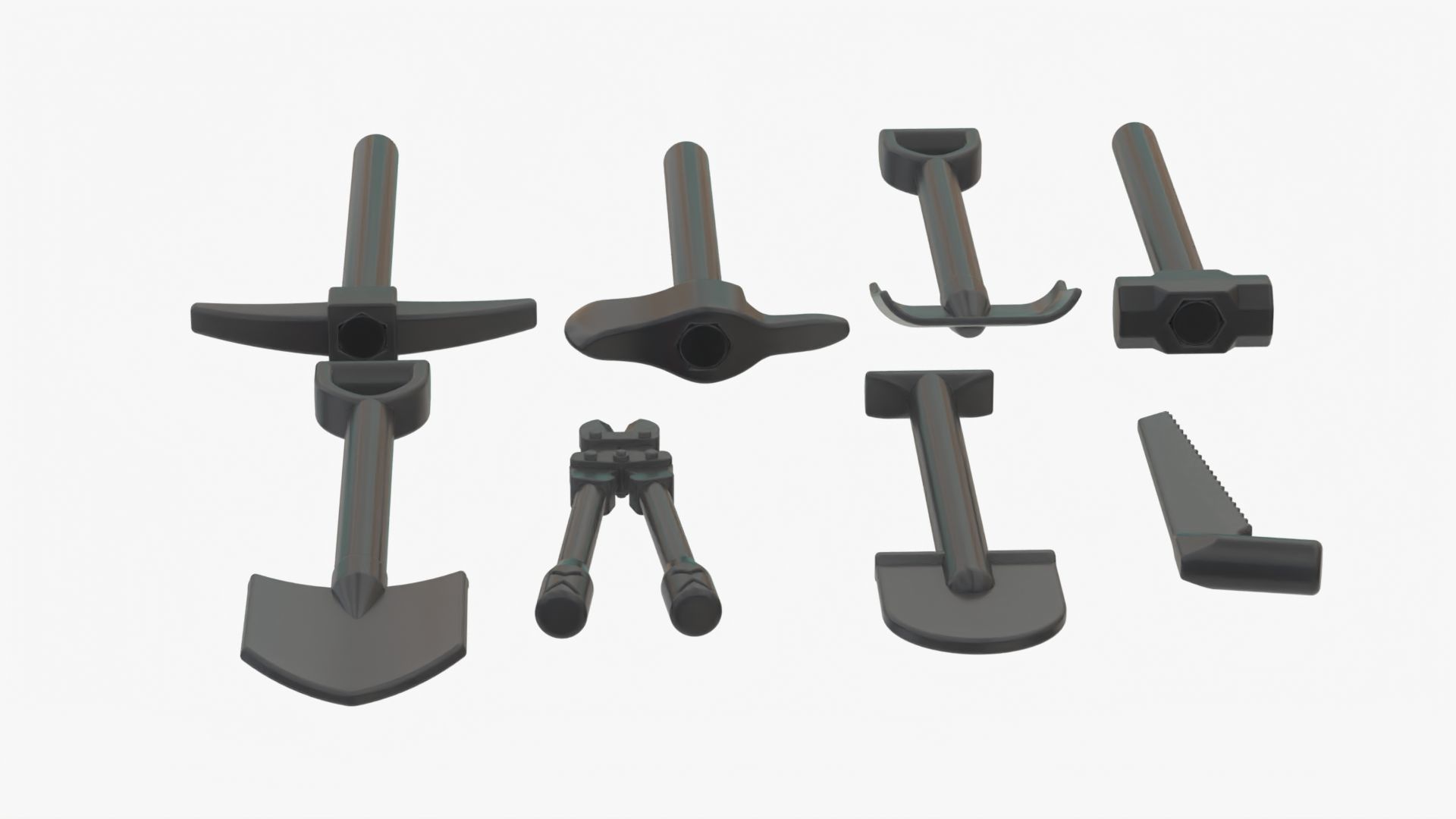 Lego Tools Collection 3D model_8