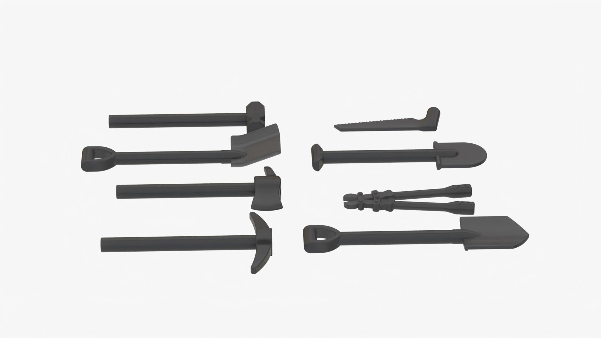 Lego Tools Collection 3D model_7