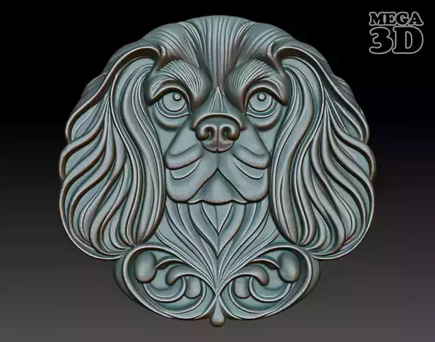 Dog basrelief 15 240815