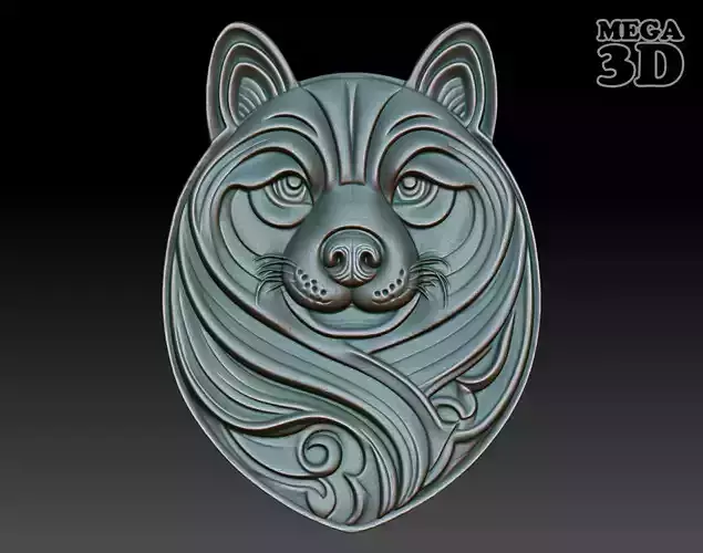 Dog basrelief 13 240815