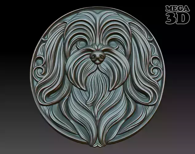 Dog basrelief 10 240815