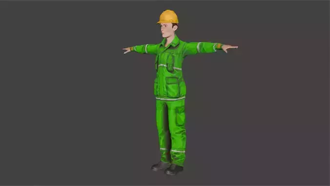 Construction Worker  3D