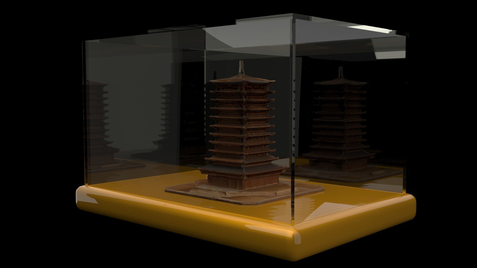 Chinese ancient house 3D model_2