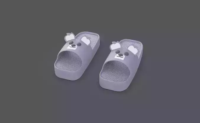 Cartoon Koala Shape Slippers
